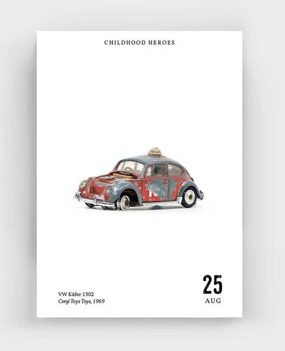 Childhood Heroes – Immerwährender Abreißkalender (Englisch)