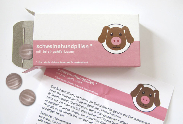 liebeskummerpillen süsse pillen schweinehundpillen