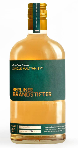 Berliner Brandstifter Single Malt Whisky 43,3 % vol. 0,7 l