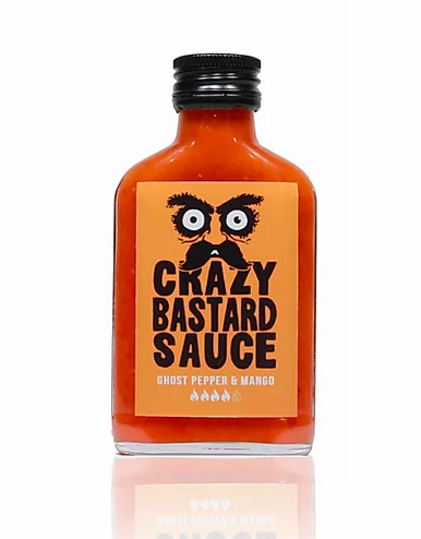 crazy bastard sauce chilisauce ghost pepper & mango
