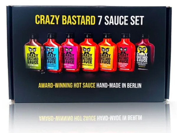 Crazy Bastard 7 Sauce Set (Alle Sorten)