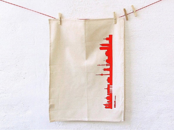 44spaces city tea towel berlin