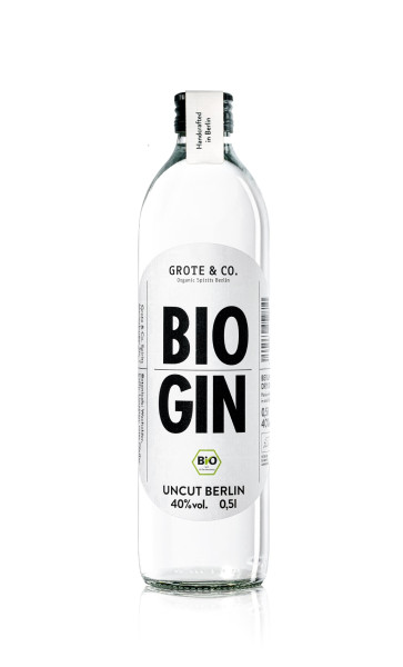 Grote Organic Bio Gin Uncut Berlin 0,5 l 40 % vol.