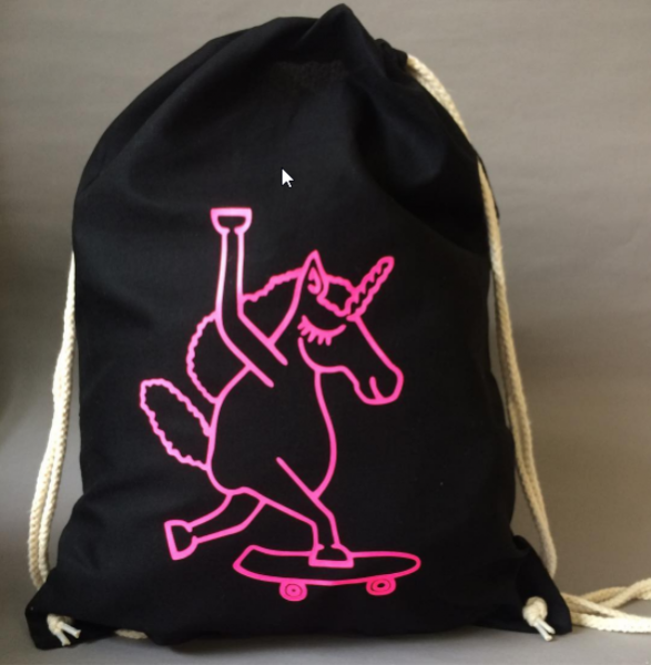 fakeberlin unicornected turnbeutel skater unicorn