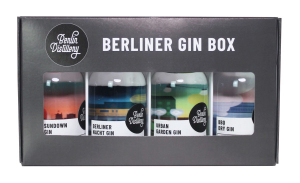 berlin distillery berliner gin box (4 x 50 ml)