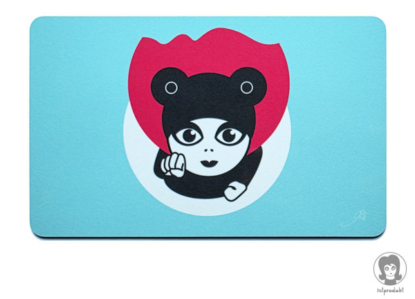 istprodukt frühstücksbrettchen Diva fliegt