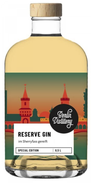 berlin distillery reserve gin (special edition) 0,5 l (44,7% vol.)
