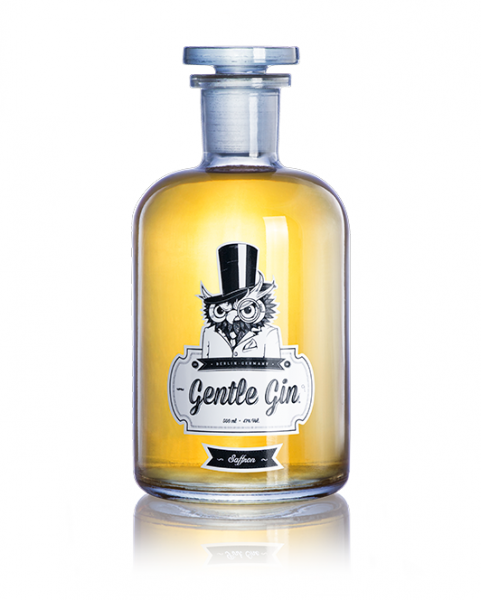 gentle gin gentle dry gin saffran 0,5 l