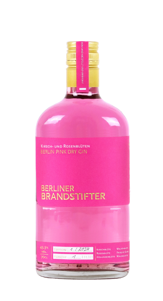 Berliner Brandstifter Berlin Pink Dry Gin 43,3 % vol. 0,7